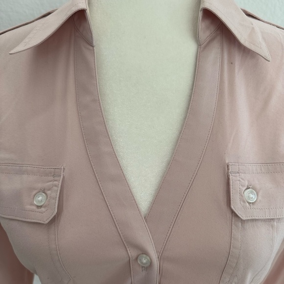 Express Light Pink Button-Down Shirt - Picture 2 of 5
